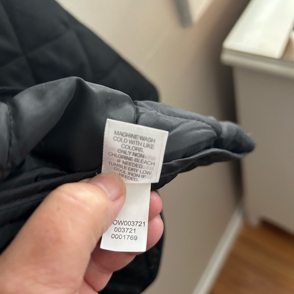 J Jill Black Quilted Utility Jacket with Classic Collar - Picture 5 of 5